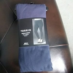 NWT Blue Torrid Leggings Size 0!